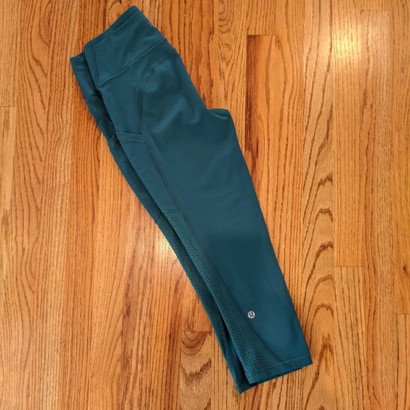 Lululemon Ready To Race Crop 6 Deep Cove 21" Lulu - Picture 5 of 8